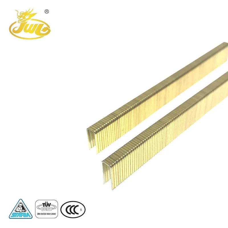4.6MM 21GA U-Type Nail Furniture Staple Galvanized Gun Nails