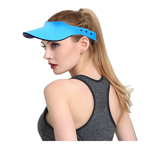 Marathon Cap Double-Color Neoprene Foam Sun Visor Hat
