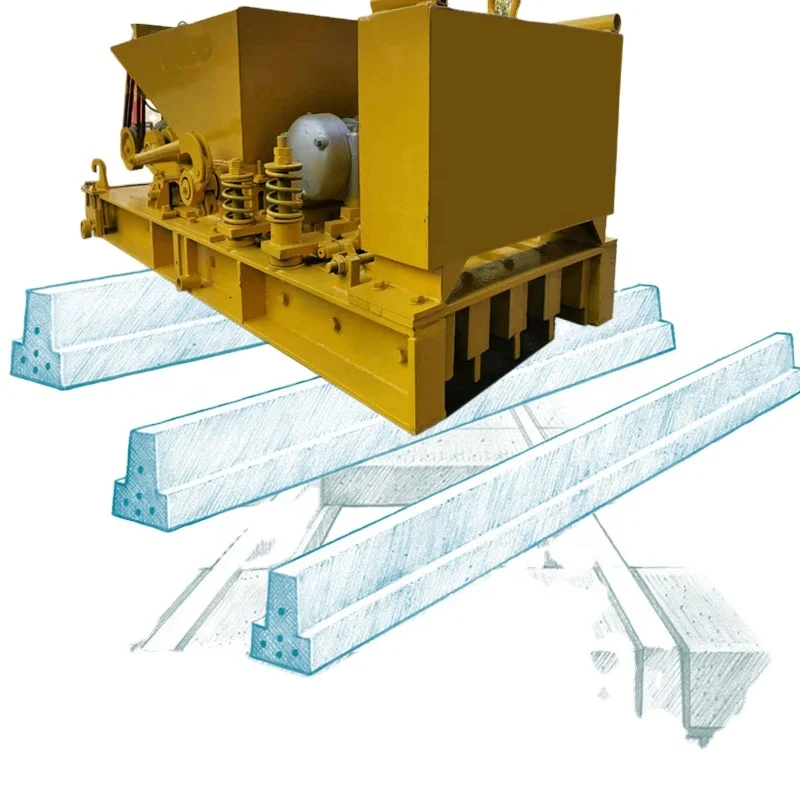 Precast Concrete roofing Tee beam making Machine from original factory