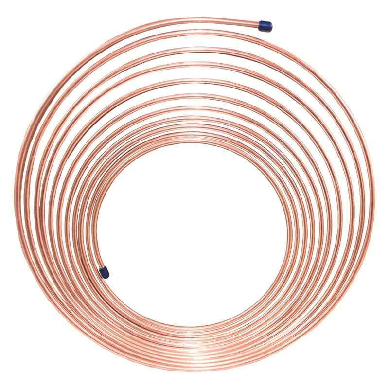 wholesale double wall copper coated tube used for automotive brake line