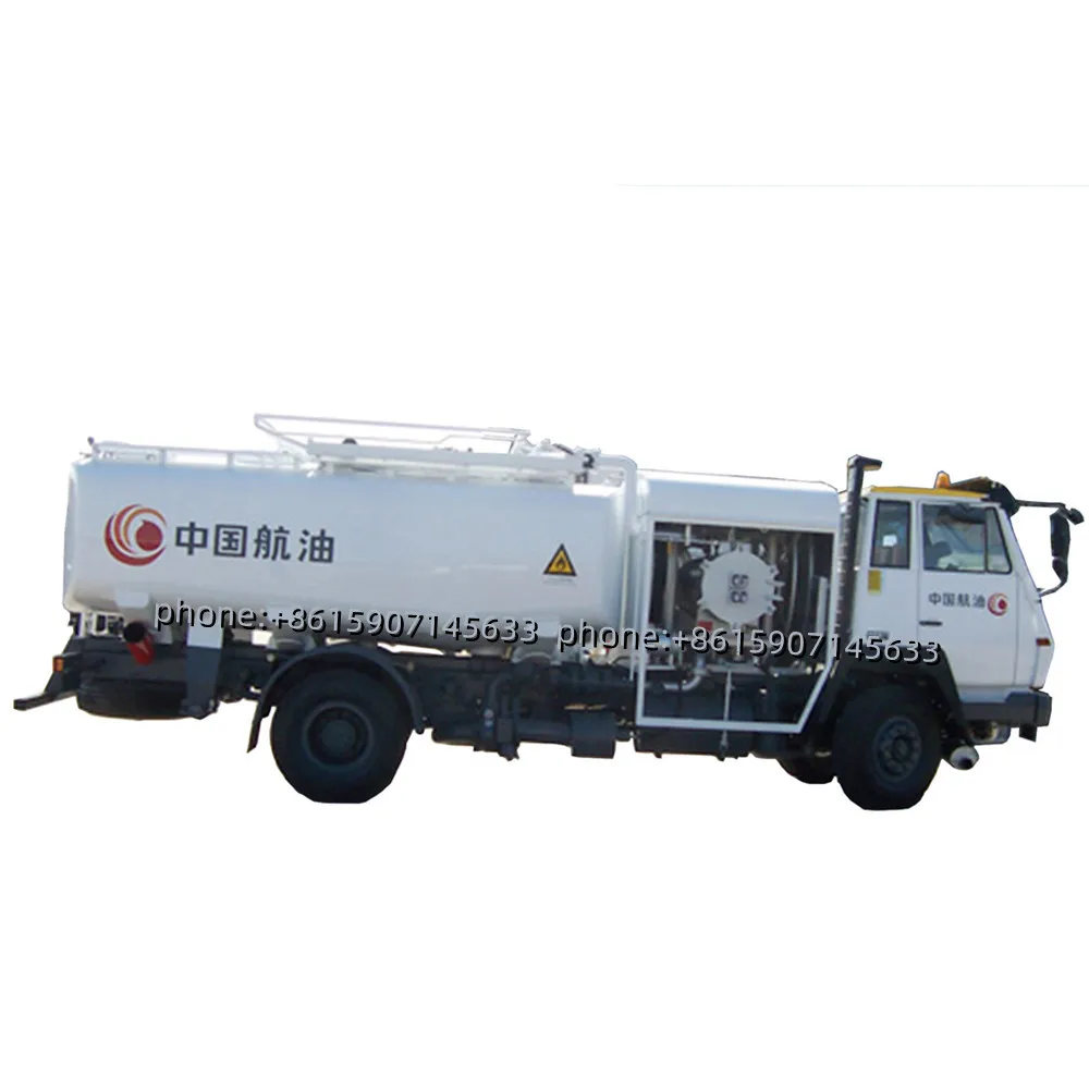 DONGFENG алюминиевый сплав/нержавеющая сталь 8500 литров реактивный авиационный топливный Топливозаправщик грузовик для самолетов распродажа