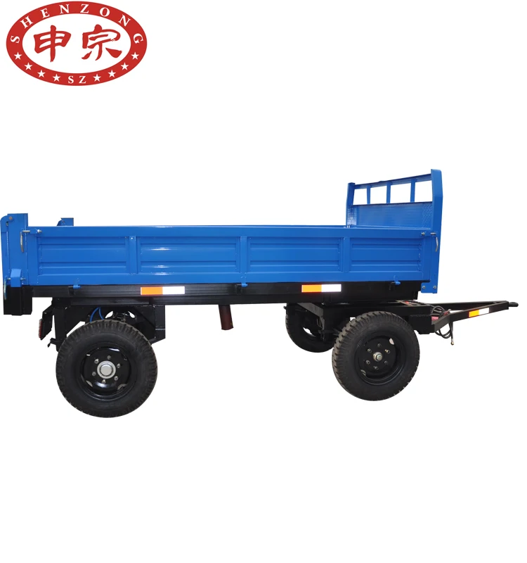 
4-wheel tipping agricultural tractor trailer farming trailer utility trailer 