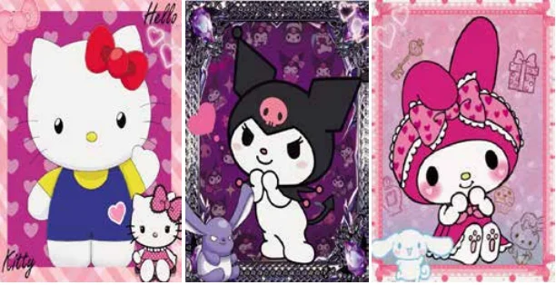 Hot sale new design carton 3D poster cute anime lenticular change effect 3D wall picture of carton image for kids