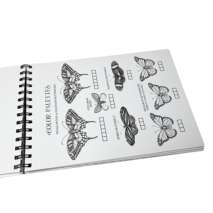 Custom coloring book printing hard cover adult coloring books for anxiety tear off drawing book printing