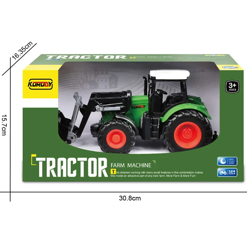 Factory Supply Toy Car For Kids Free Wheel Farmer Car Model Remote Car Toys