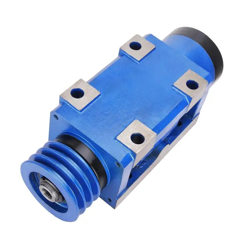 Factory Price Cheap BT30 Milling Head Cast Iron Box Blue Color Boring Milling Spindle Heads Power Head