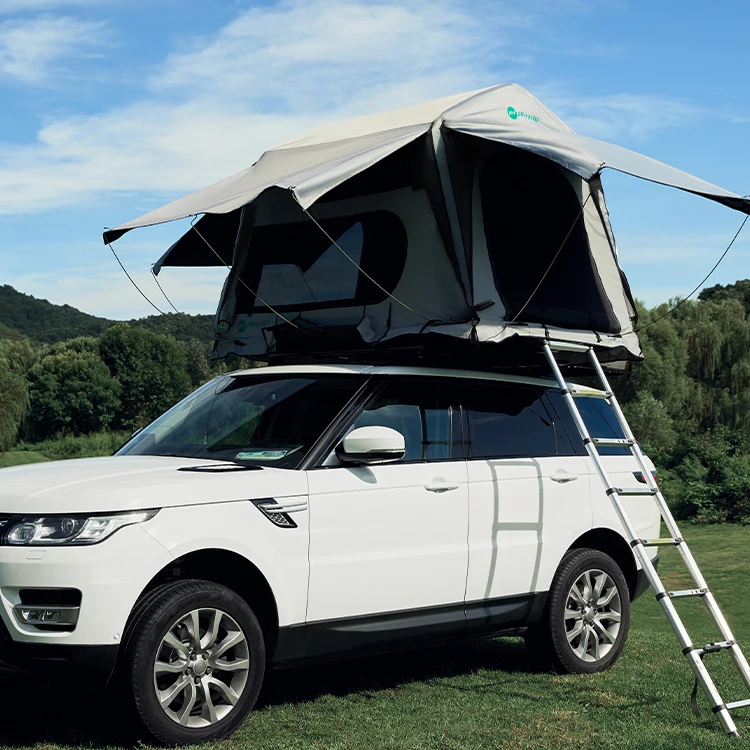 Unistrengh Hard Shell Roof Top Tent For Used Cars Fits 2 People,Camping Car Roof Tent