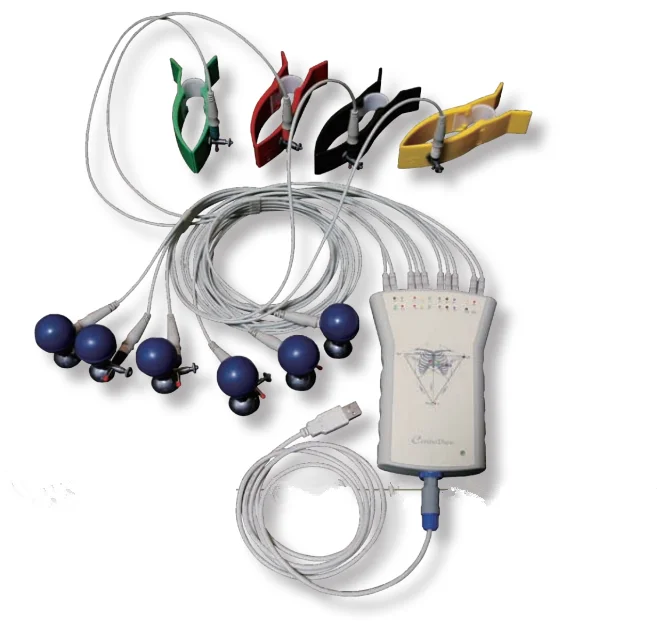High quality holter system protable ecg holter  3-channel/12-channel  with CE ISO ECG Work  Station cheapr Rest ECG