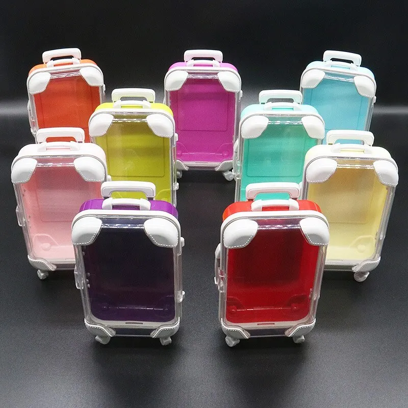 
Wholesale real mink lashes 25mm 3D mink eyelash vendor colorful suitcase best seller 