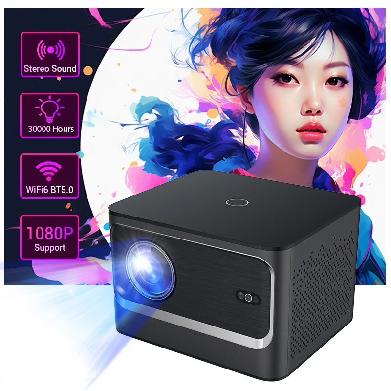 Z9 slim aux light car consola x3 elonix led projector connect mobile phone