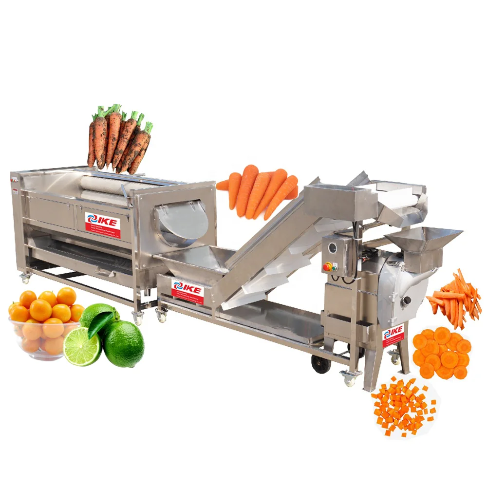 IKE industrial veggies washing and cutting potato washer machine potato chip machine slicer potato machine