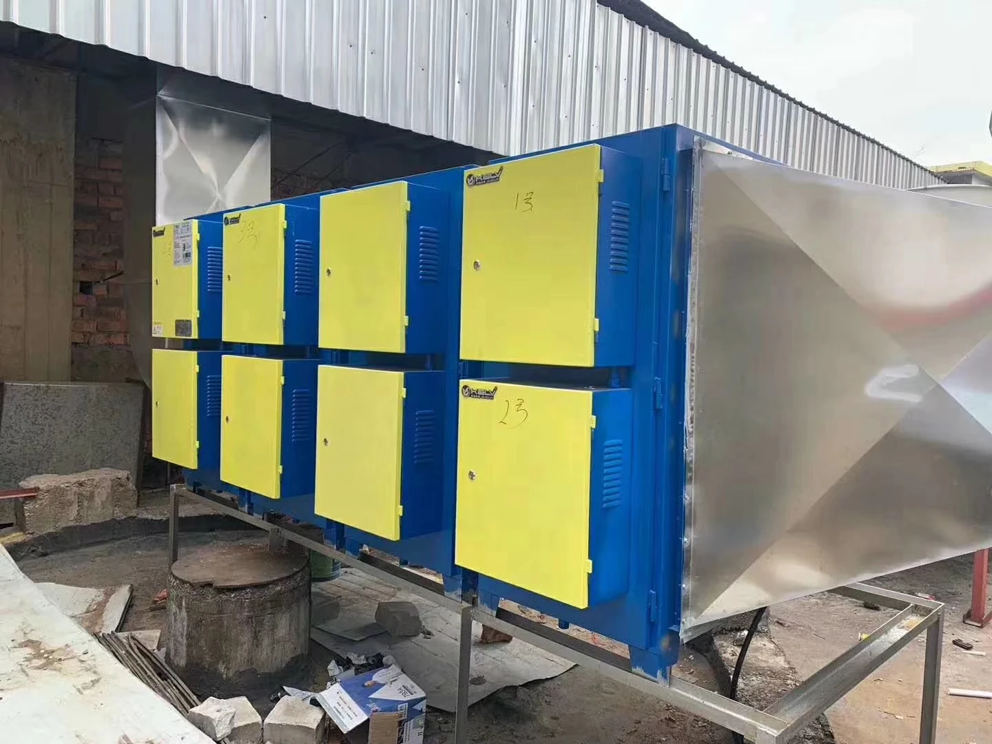 Esp Systems Smoke Odor Eliminator Car Laser Cutter Coffee Roaster Filter Co2 Mist Collector Vacuum Air Purifier Fume Extractor