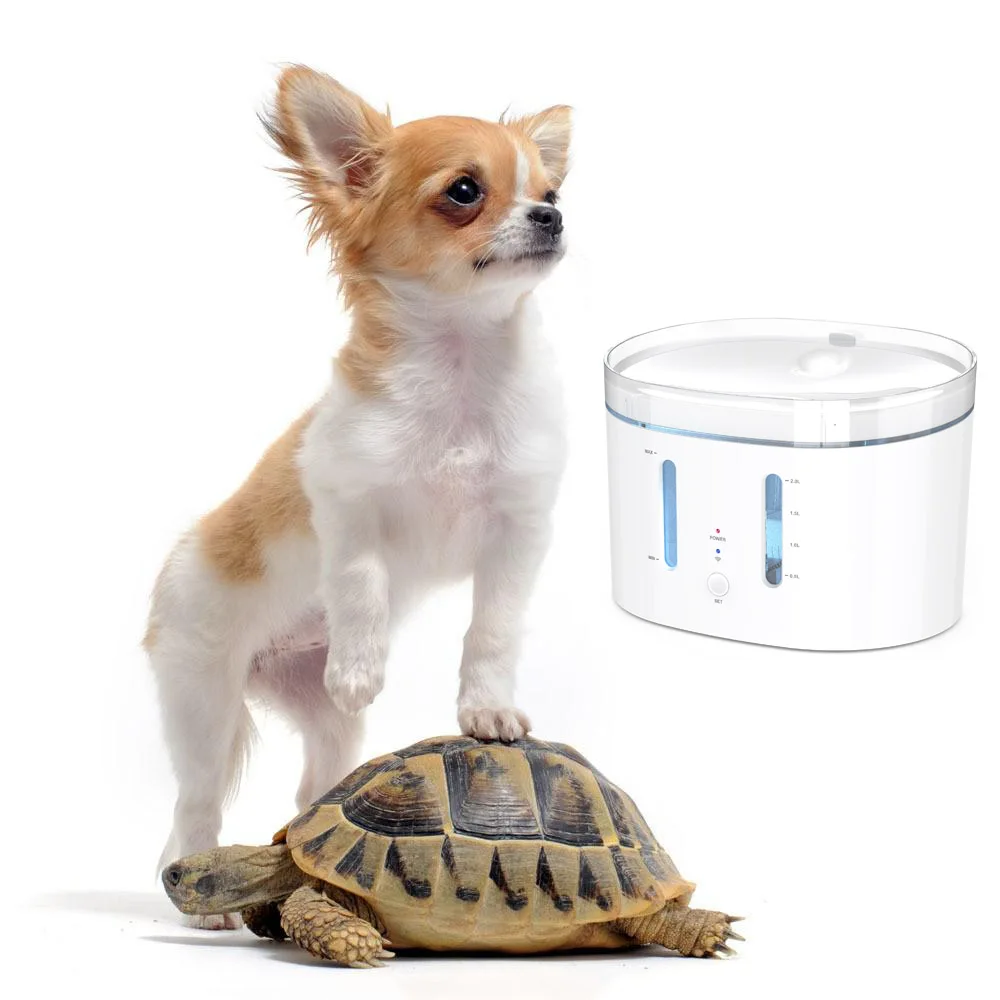 
Tuya app controlled wifi connection smart pet water feeder 2.5L big capacity smart pet feeder with water filter 