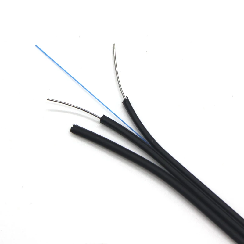 Fiber drop cable outdoor 1 2 4 core  g652d g657a  ftth single mode fiber optical cable  lszh fiber drop cable