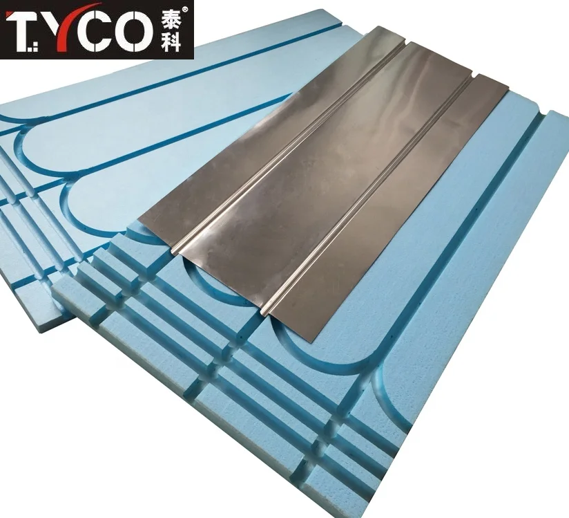 Under floor heating insulation board XPS underfloor heat panel for hot water floor heating system