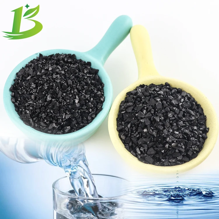 25kg Coconut Shell Gold Granular Activated Carbon 6x12 Mesh Chemical Auxiliary Agent Black Granule