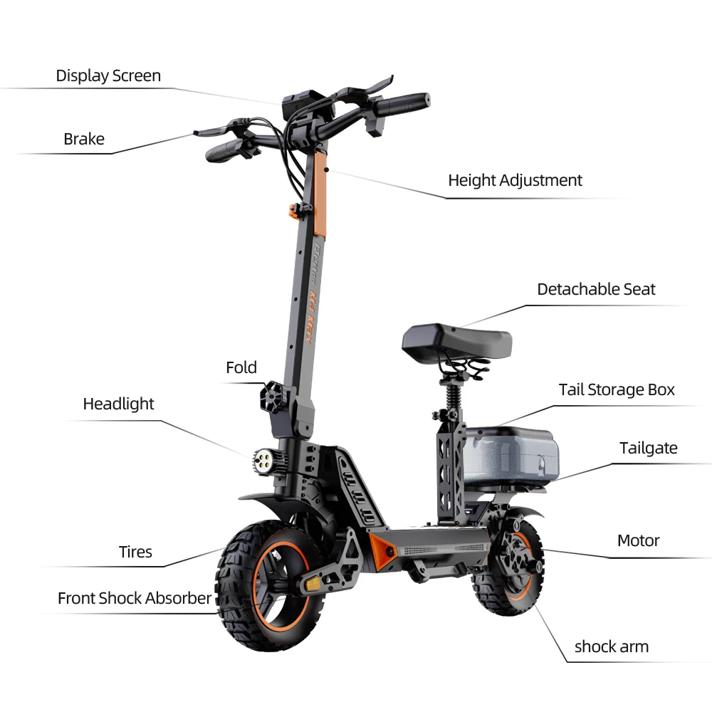 M4max Drop Shipping 1000w Electric Scooter for France Spain Brazil Market Hot Selling Scooters for Adults