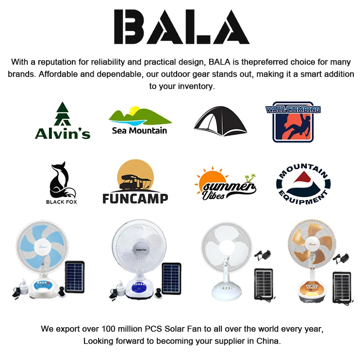 Usb Recharging Indoor Vertical AC DC Solar Fan 4 Wind Remote Rechargeable Solar