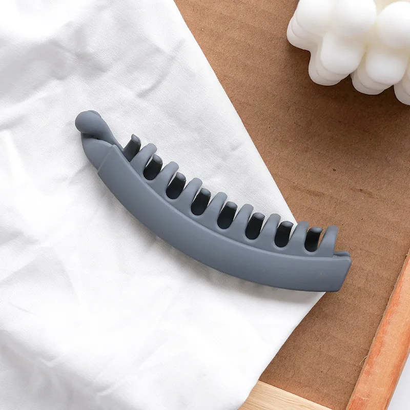 New frosted banana clip all-match ponytail grabpin hairpin headdress hair clips accessories Hairgrips