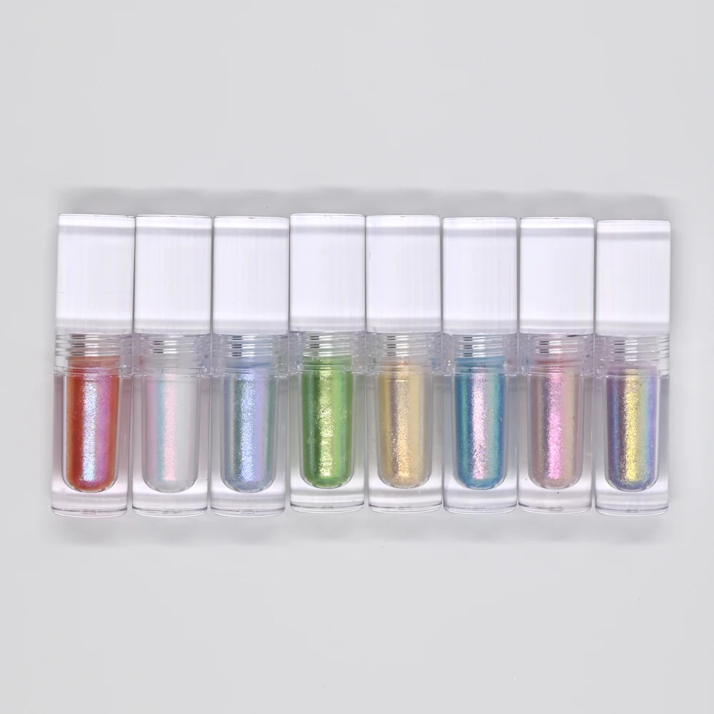 Newly Arrived Shiny Long Lasting Multichrome Chameleon Eyeshadow Set Glitter Duo Chrome Liquid Eyeshadow