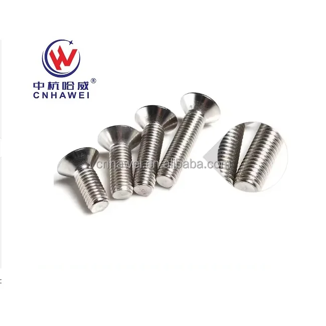 Hexagon bolt  304 stainless steel flat head hexagon socket screw countersunk head sock screw  DIN7991