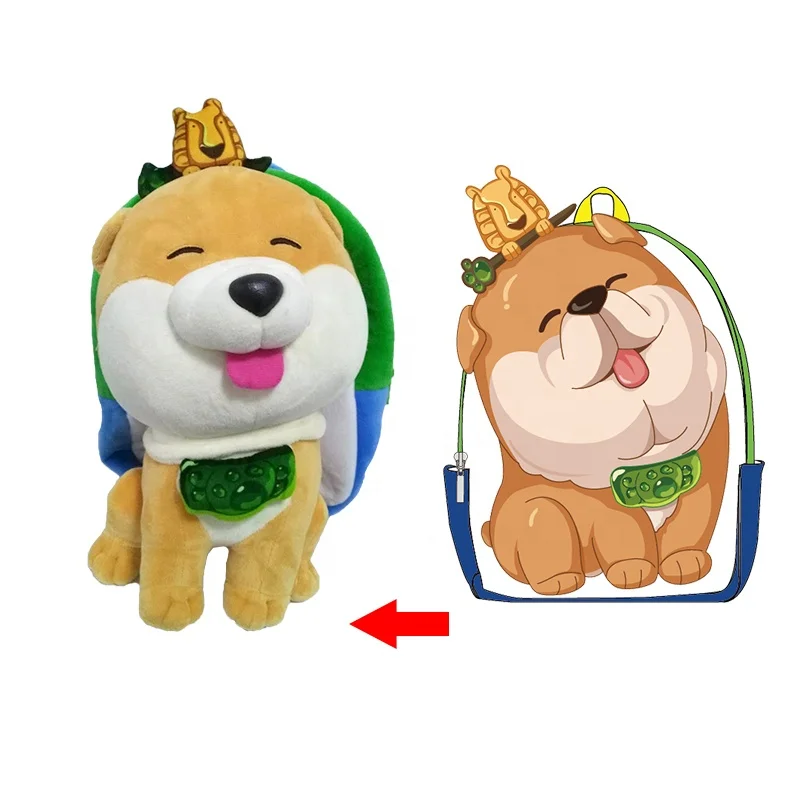 Soft Plush Coin Purse Manufacture Cute Customize Backpack Custom Plush Bag