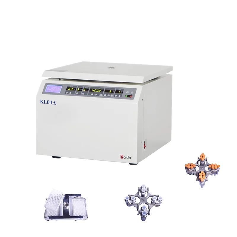 KL04A laboratory equipment centrifuge 5000rpm 32x10/15ml brushless laboratory centrifuge with swing rotor