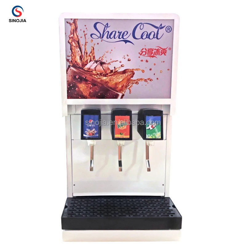 New Arrival Commercial Cola Machine / Self -Service Coca -Cola Beverage Machine / Milk Drinks Dispenser