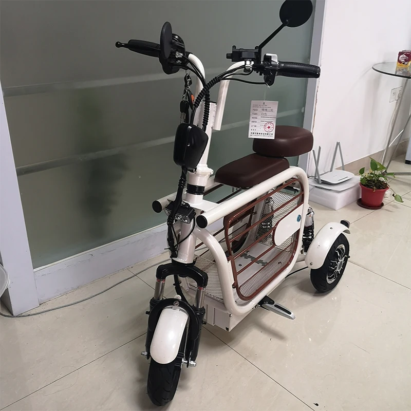 City Commuting Good Choice Vehicle Pet Friendly Tricycle Electric Scooters Three Wheel 2 Seats