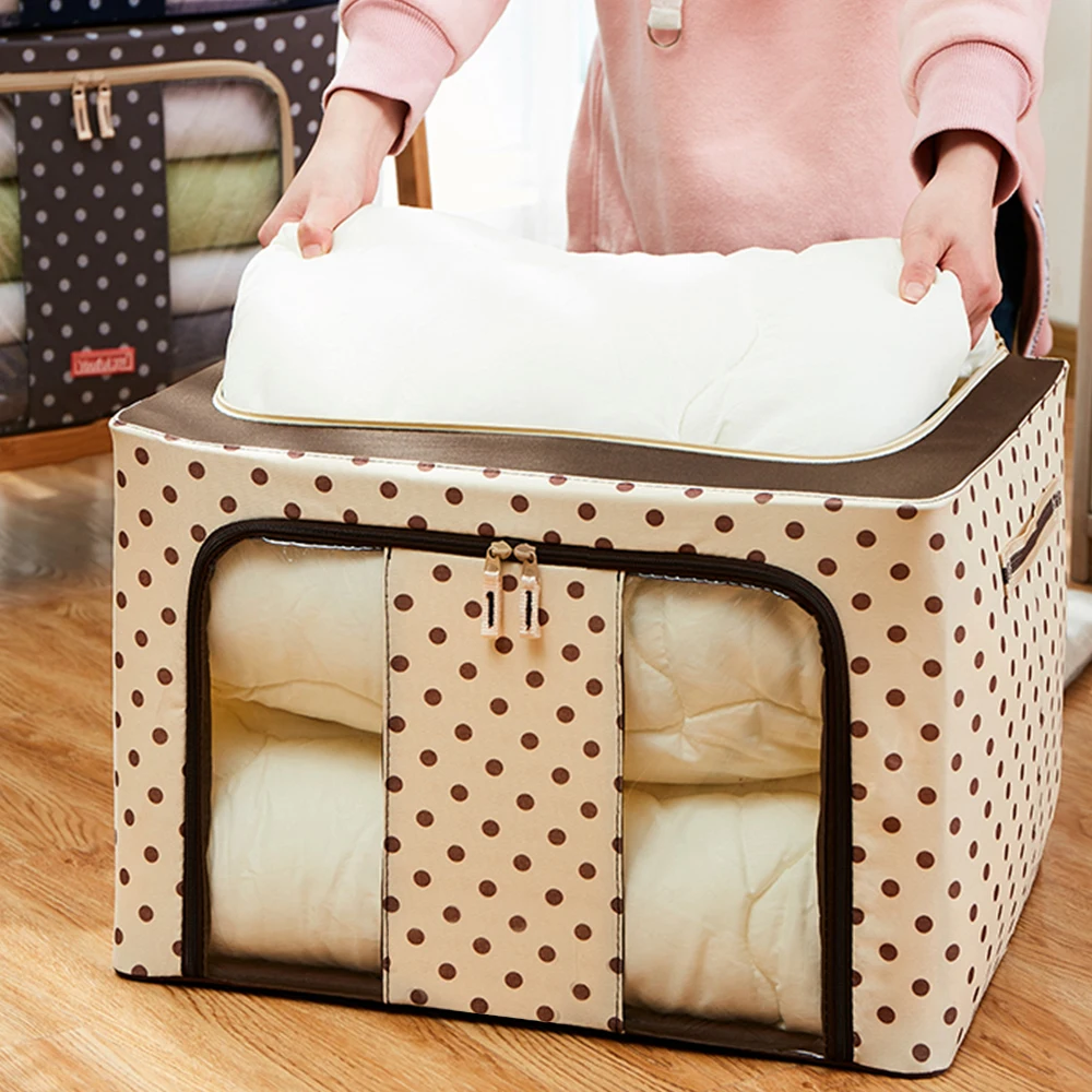 Large capacity Foldable Thick Oxford Clothing Organizer Storage Bags