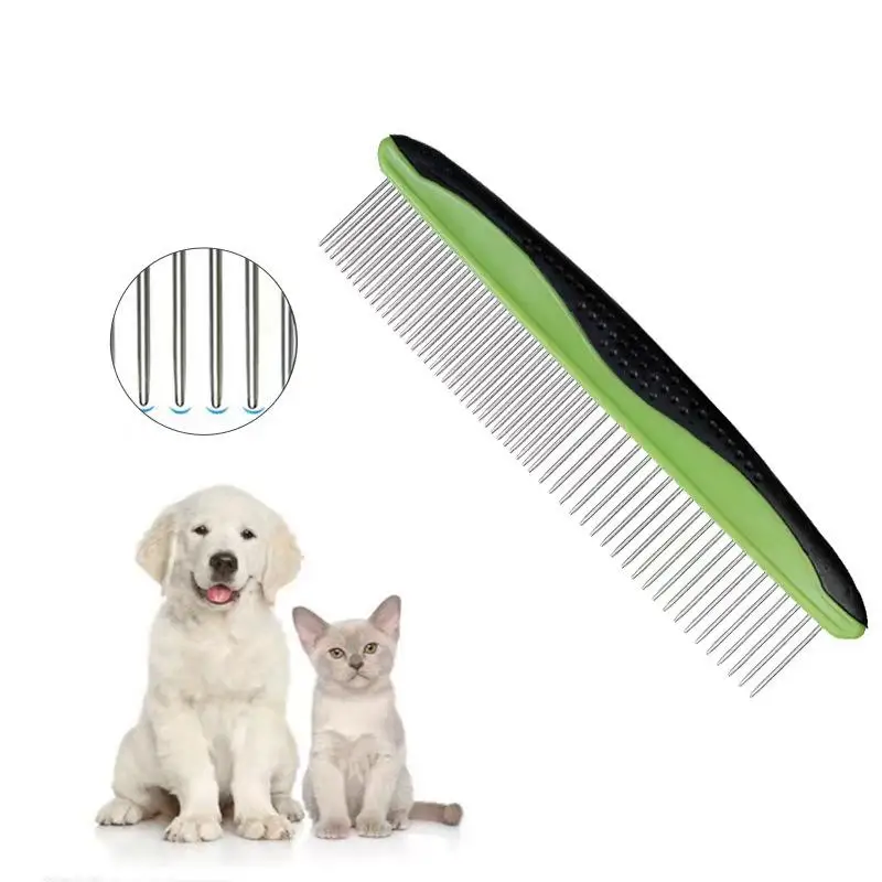 Stock fine tooth dog comb pet comb for lice and nits dog cat lice and flea remove combs bath cleaning tools