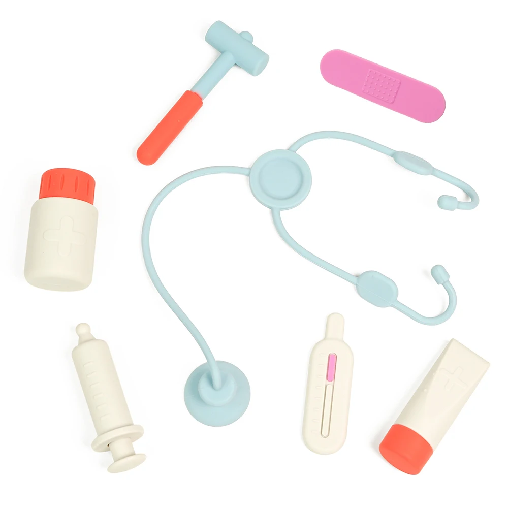 Wolife Original Design Medical Kit Simulation Doctor Pretend Play Role-Playing Children Play House Medical Kit Doctor Toy Set