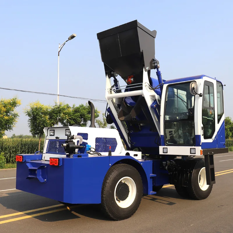 Chinese manufacturer cheap 1.2 1.5 2.6 3 m3 concrete mixer concrete mixing machine for construction project for sale