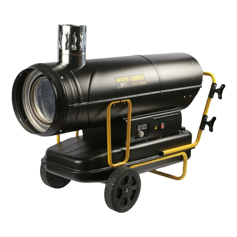 BGE 50KW 15000BTU Indirect Diesel Heater Burning Fuel Kerosene Oil Fan Heaters for Greenhouse Farm Poultry