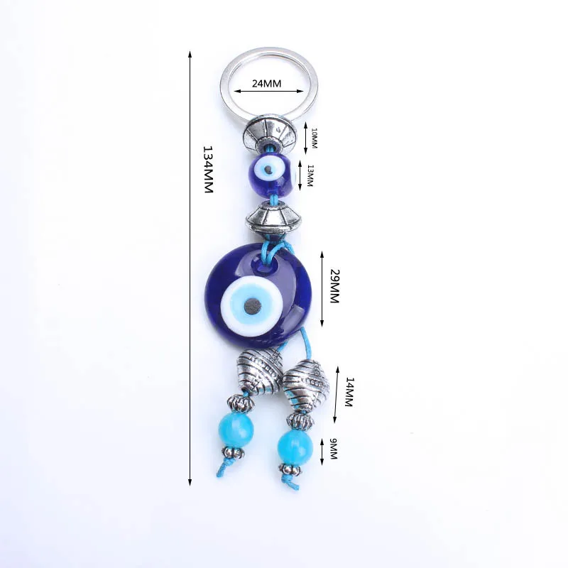 Новинка, Модный стильный брелок для ключей со стразами, брелок для ключей от сглаза