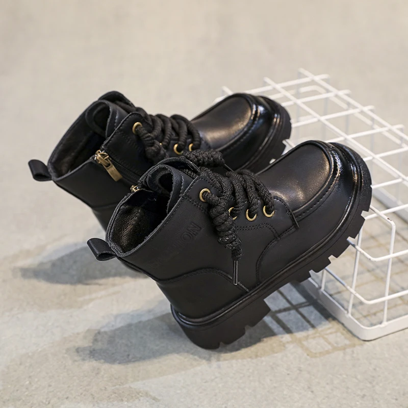 Hot Sale Spring Autumn Children Casual Martin Boots Baby Boys Leather Boots For Children Popular