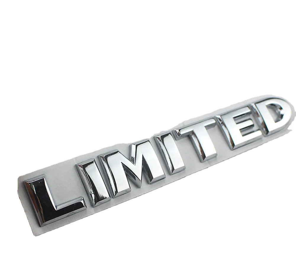 Cheap wholesale Custom ABS car badges and Chrome Electroplating auto car emblems Customized emblems car badge logo sticker