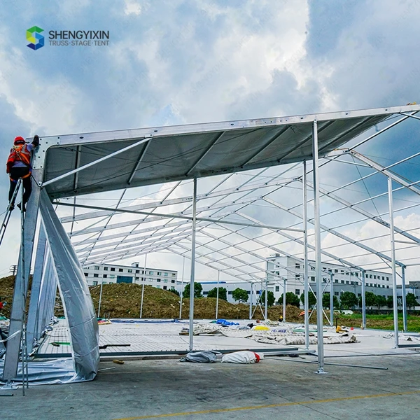Outdoor Customized Large Aluminum Warehouse Storage Tent  For Farm Industry