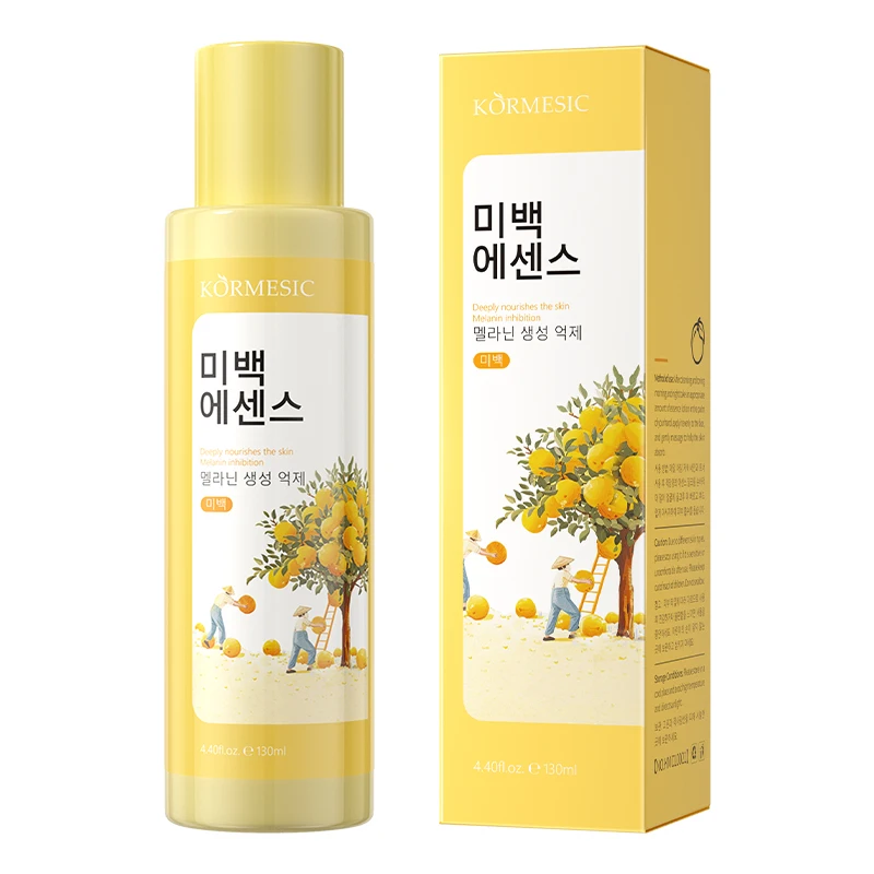 KORMESIC  Wholesale Private Label 130ml 90% Grapefruit &5% nicotinamide Whitening Essence Water Face Toner