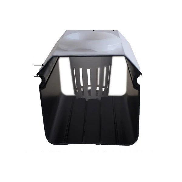 High Quality 100*100mm Hydroponics PVC Pipe Inner black and Outside white PVC materials hydroponics channel set
