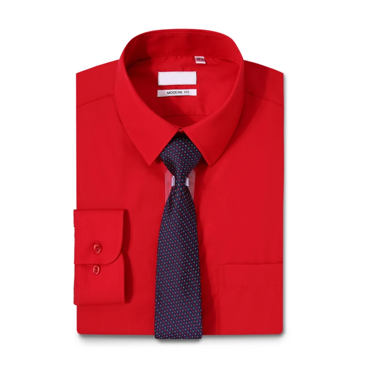 2020 Latest shirt designs for men high quality uniform shirt with tie, white shirt formal, mens dress shirts models