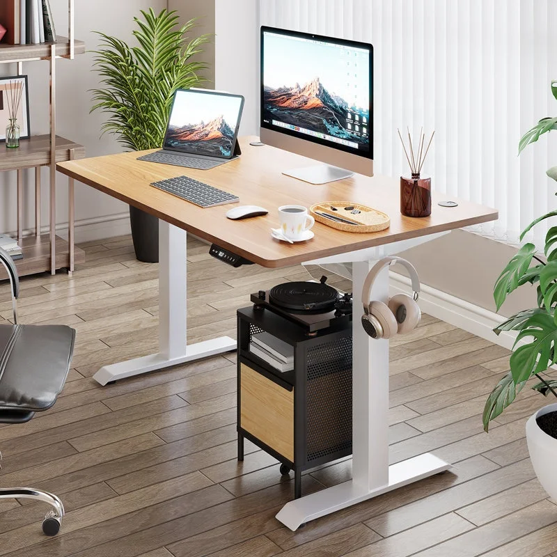 Customization furniture office electric height adjustable desk single motor uplift desk up lift stand desk