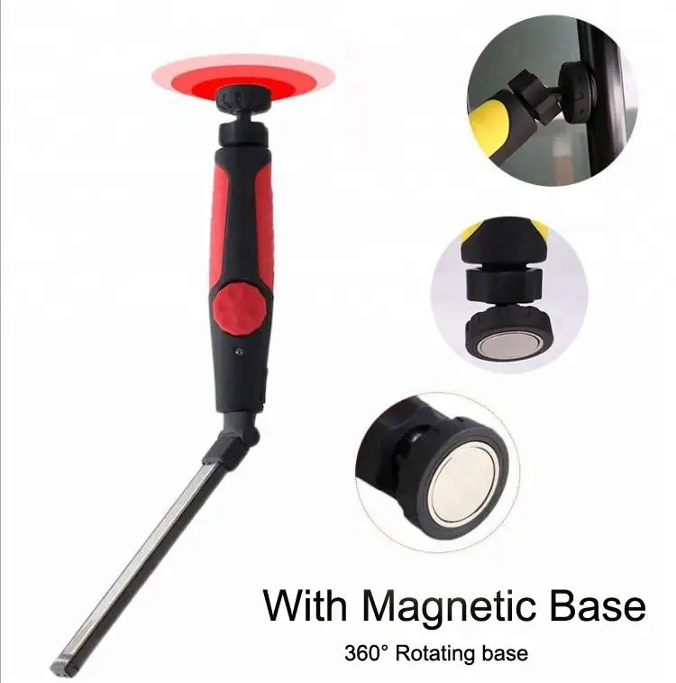 Rechargeable Work Light LED Work Lamp magnet inspection light Mechanic Flashlight Folding Hook Repair Light