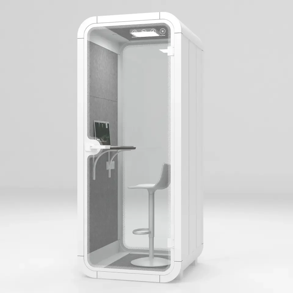 Company Using One Person Silence Phone Pod Modular Soundproof Telephone Acoustic Booth