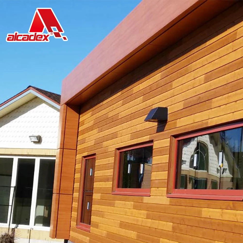 Weatherproof wall cladding sheets aluminum composite panel exterior aluminum facade panels