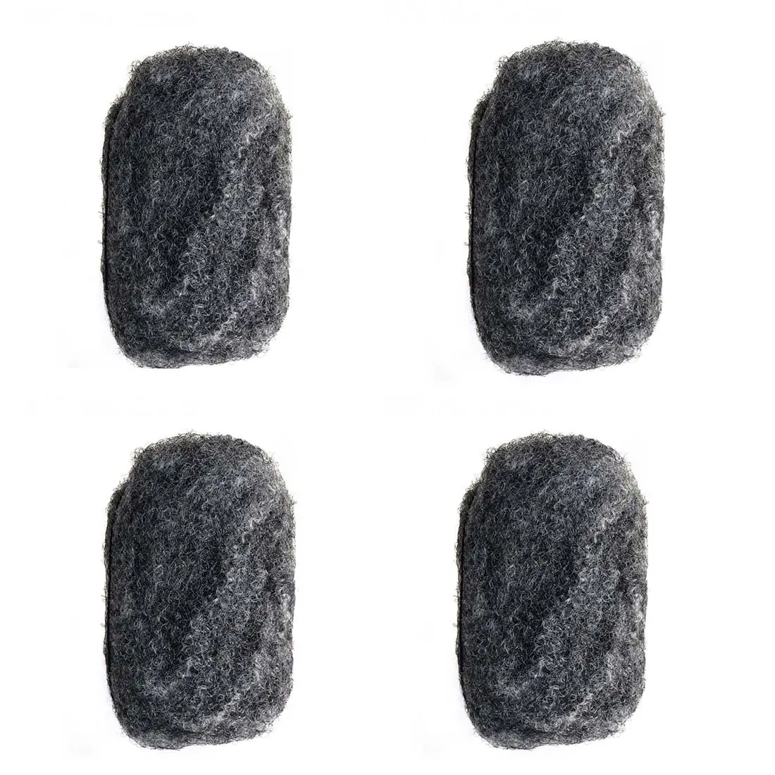 Afro Kinky Bulk Salt and Pepper Human Hair for Draedlock Extensions, Repair Locs, Twists and Braids (12 Inch, Natural Black)