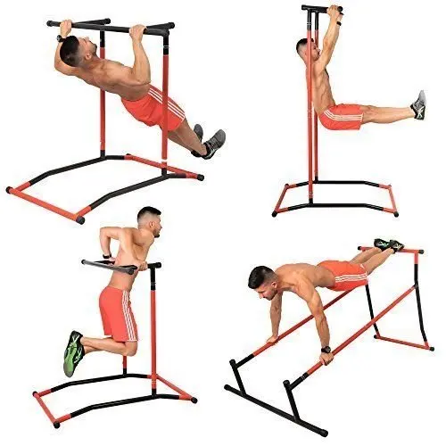 Gym Bar Station Outdoor Fitness Equipment Pull up Stand Bars with Storage Bag