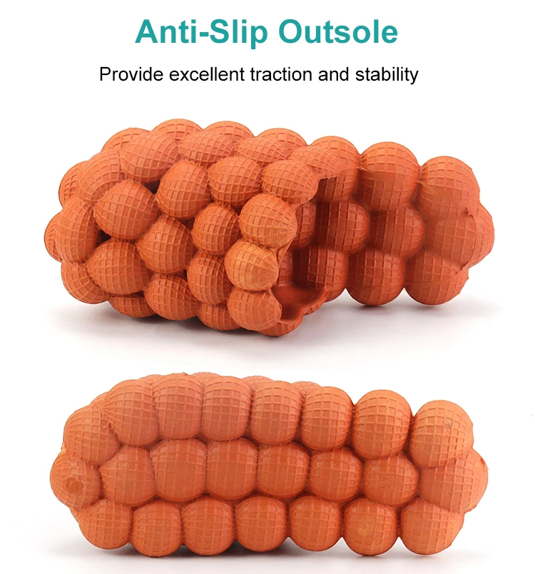 Summer EVA Woman Sandals Fashion House Massage Bubble Closed Toe Peanut Design Golf Ball Slides Slippers for Women
