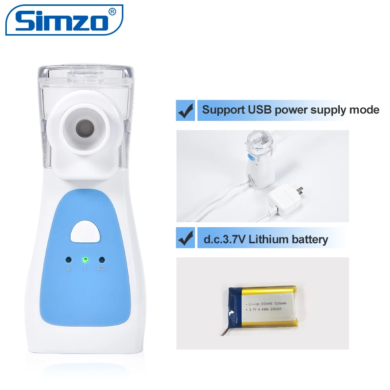 Asthma Inhaler Mini Nebulizador Automiser Children Care Inhaler Nebulizer Ultrasonic mesh Nebulizer