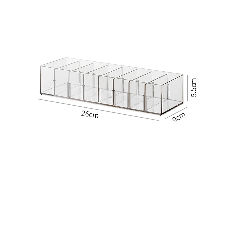 Desktop Clear Cable Organizer with Lid Data Cable Organizer Plastic Terminal Box with Clear Lid Cosmetic Organizer